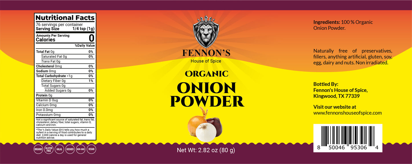 Organic Onion Powder