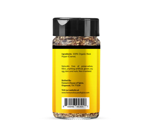 Organic Black Pepper (Coarse)