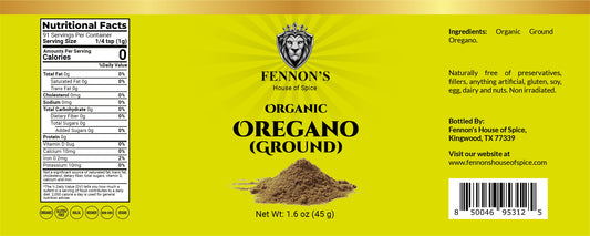 Organic Oregano (Ground)