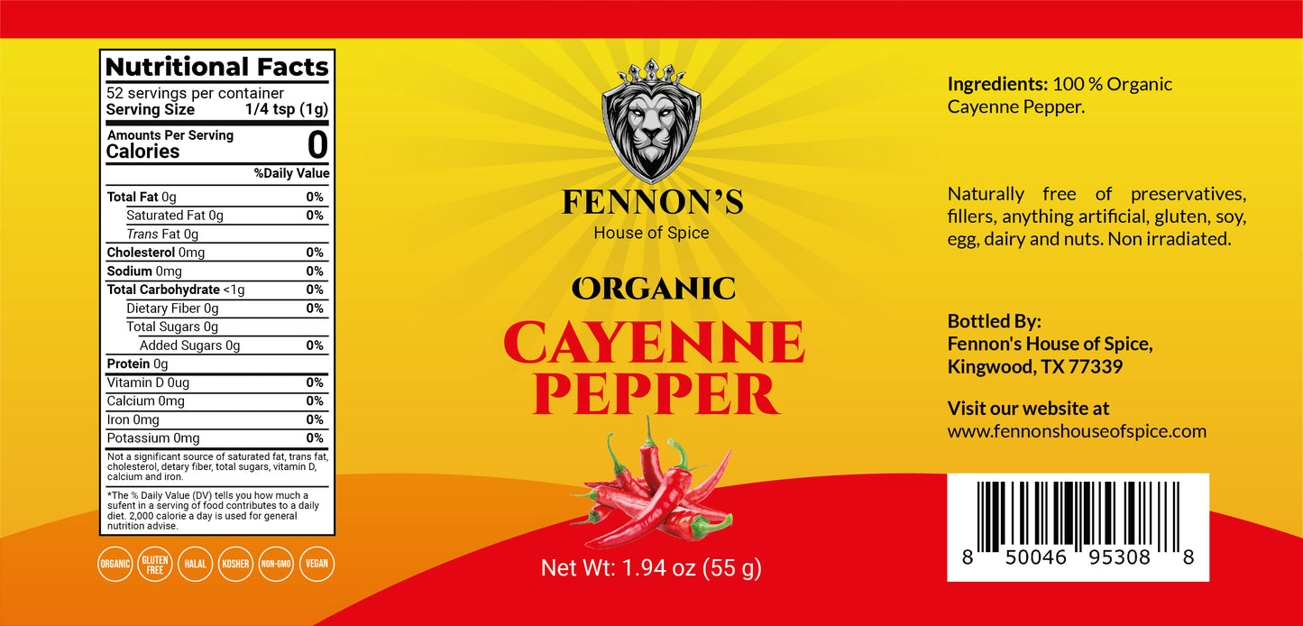 Organic Cayenne Pepper